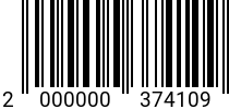 Штрихкод Гайка квадратная М 4 DIN 562 оц. (7 х 7) код позиции 0374109 2000000374109