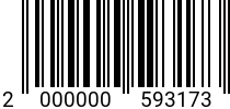 Штрихкод Винт 2 х10 полукр.гол. DIN 7985 A2 код позиции 0593173 2000000593173