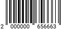 Штрихкод Шплинт 5 х 63 DIN 94 A2 код позиции 0656663 2000000656663
